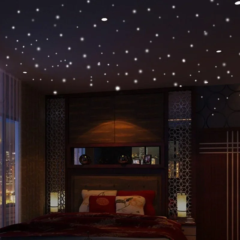 407pcs Luminous Wall Stickers Wall Decor Glow In The Dark Star Vinyl Sticker for Kid Room Creative Fluorescent Party Decoration - Image 4